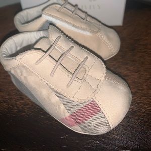 Baby Burberry shoes!